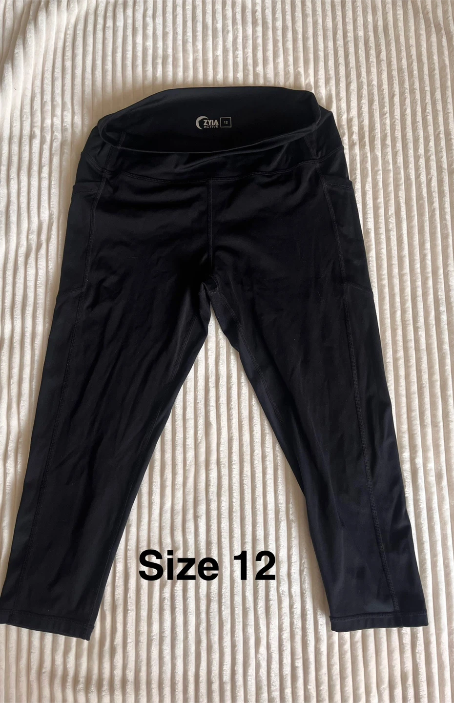 Zyia Active Black Leggings Size 12