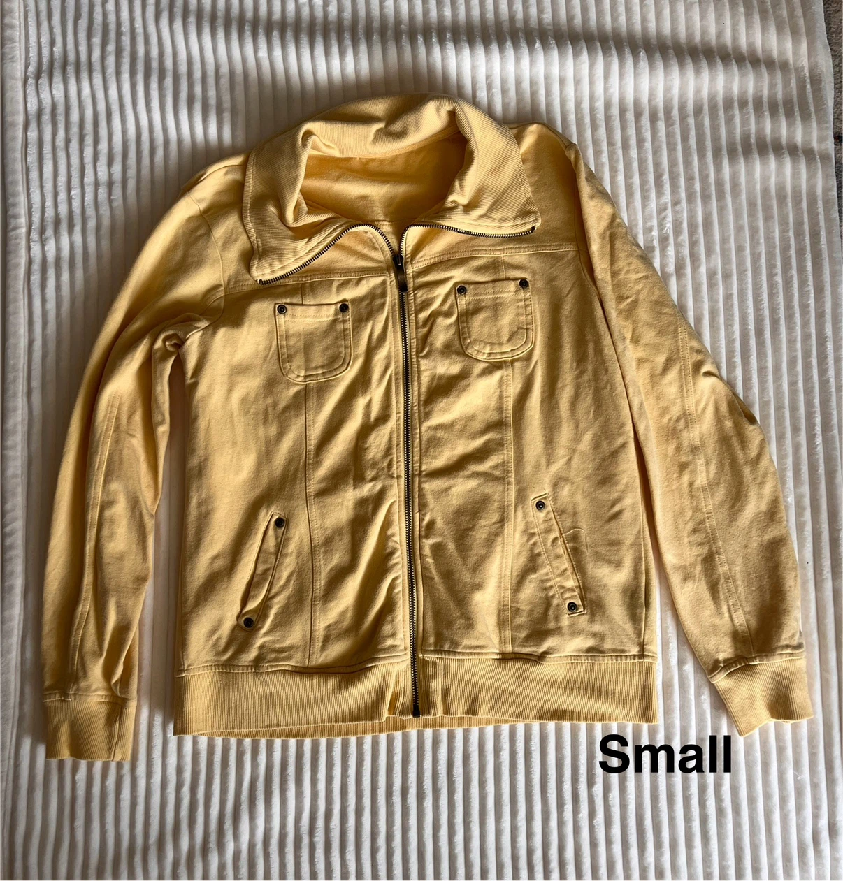 Small Yellow zip-up jacket
