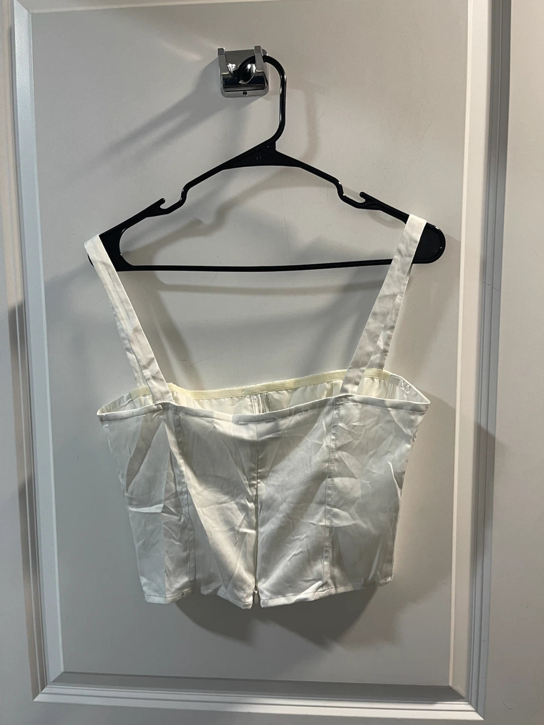 Danielle Bernstein White Corset Crop Top - photo 4