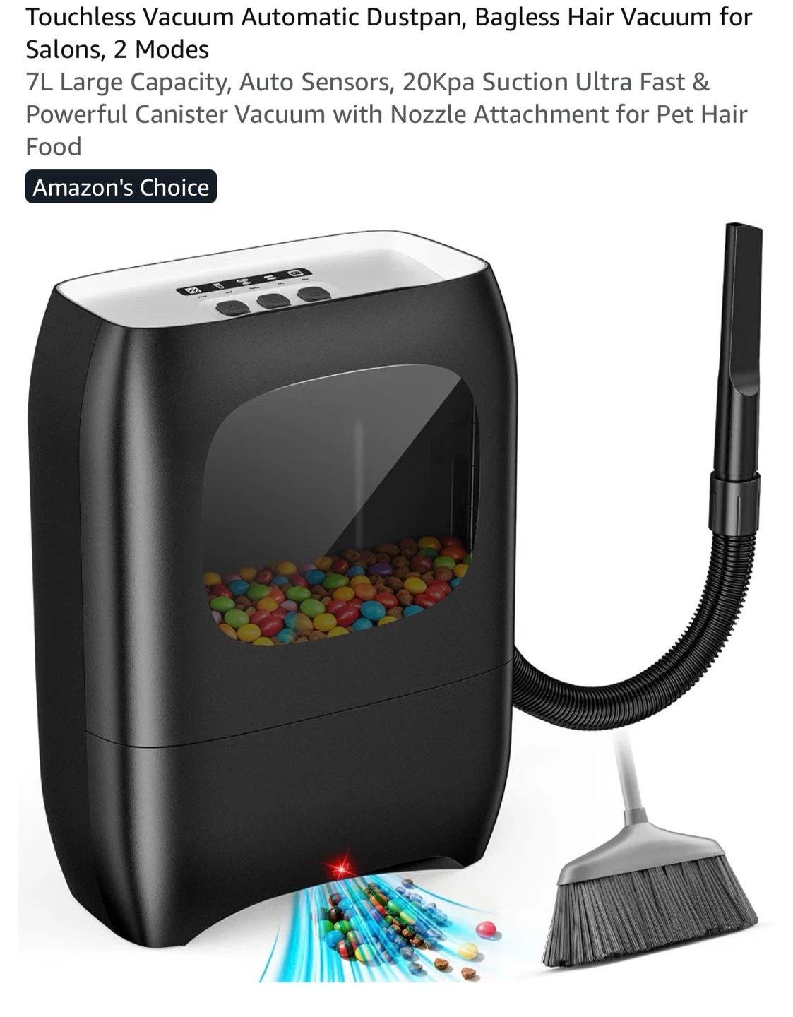 Automatic Touchless Vacuum Dustpan