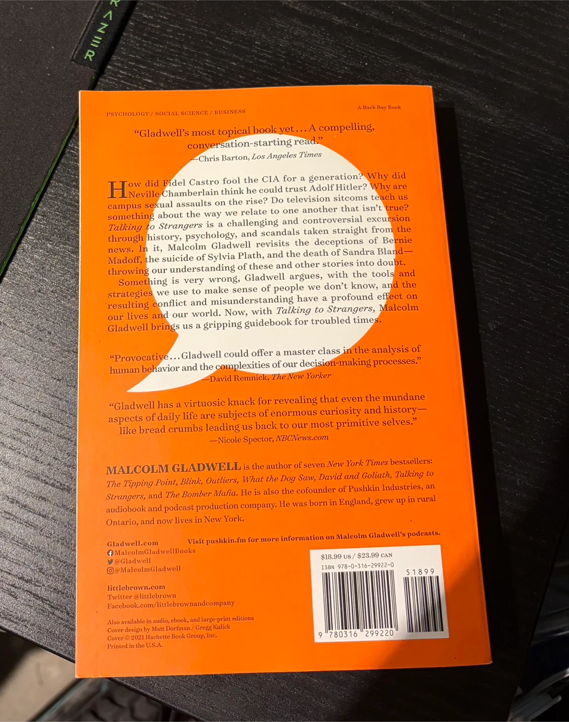 Talking to Strangers by Malcolm Gladwell - photo 2