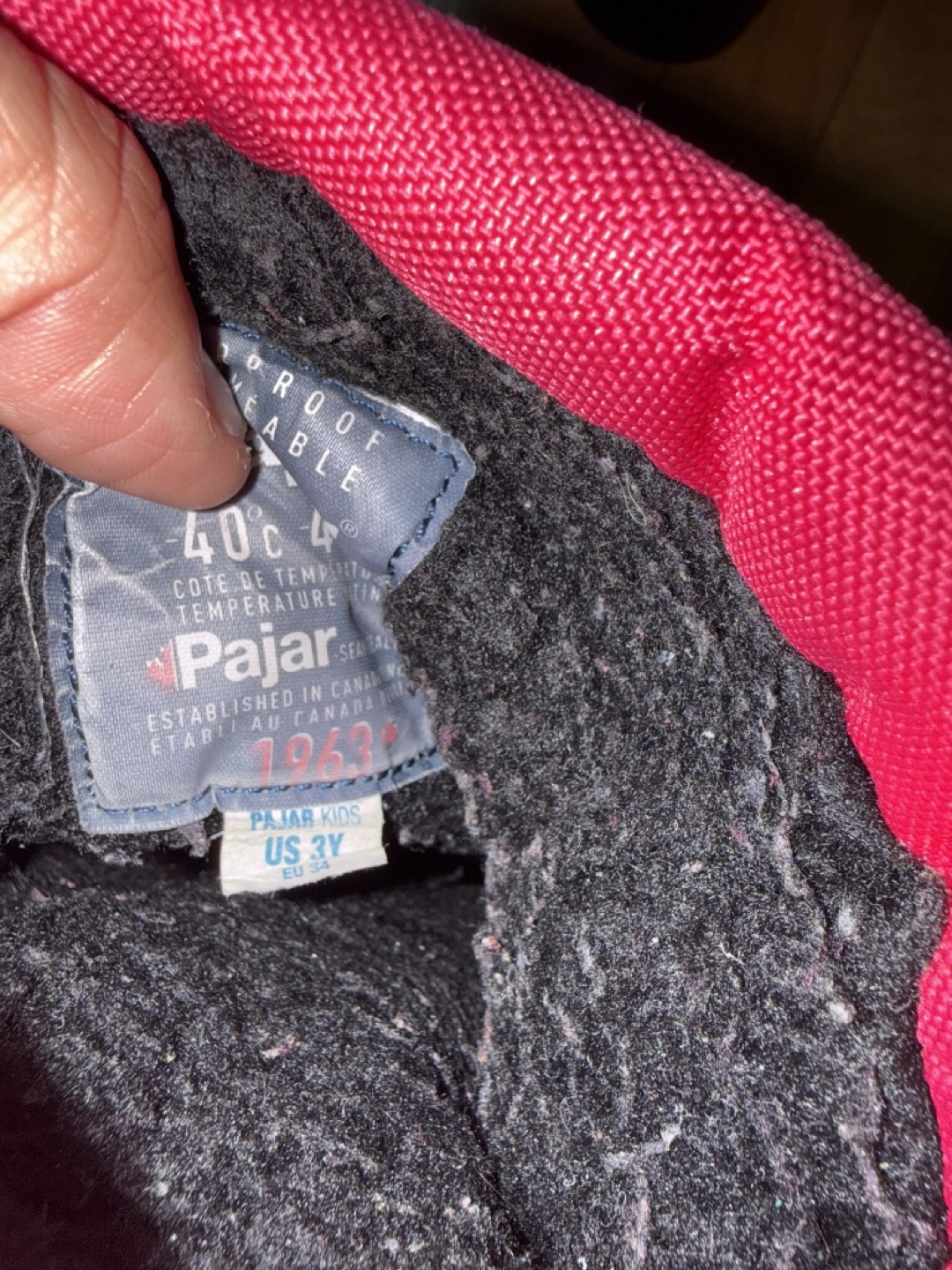 Pajar Kids Winter Boots Size 3 - photo 5