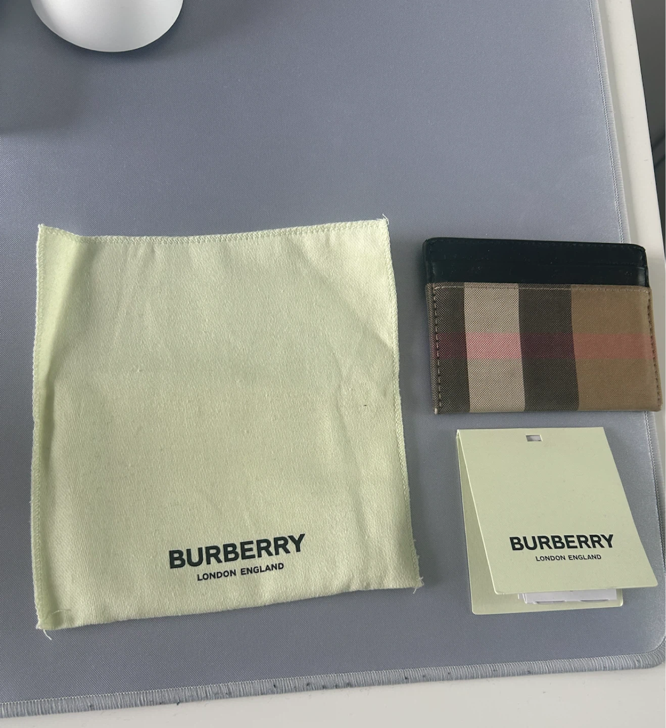 Burberry Sandon Check Card Holder