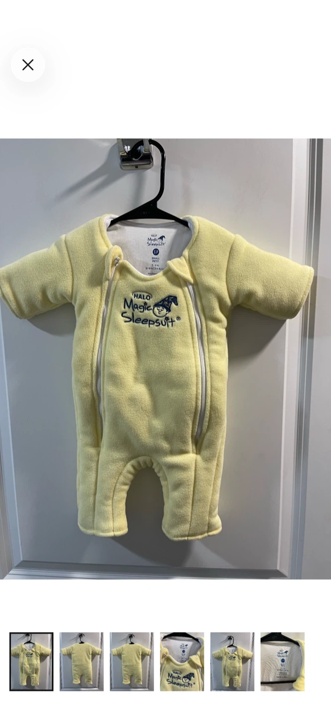 Halo Magic Sleepsuit Small Yellow