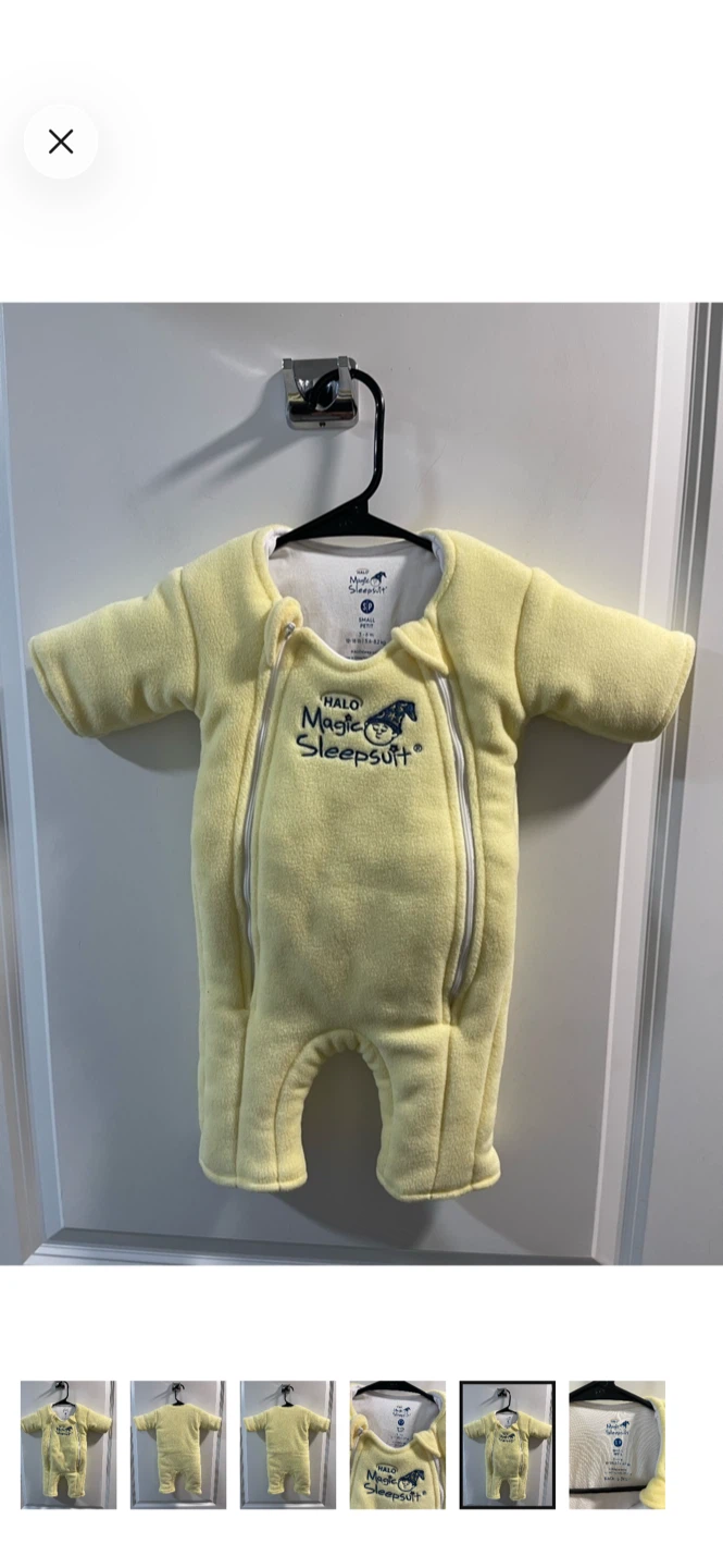 Halo Magic Sleepsuit Small Yellow - photo 2