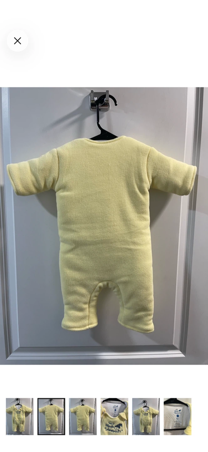 Halo Magic Sleepsuit Small Yellow - photo 4