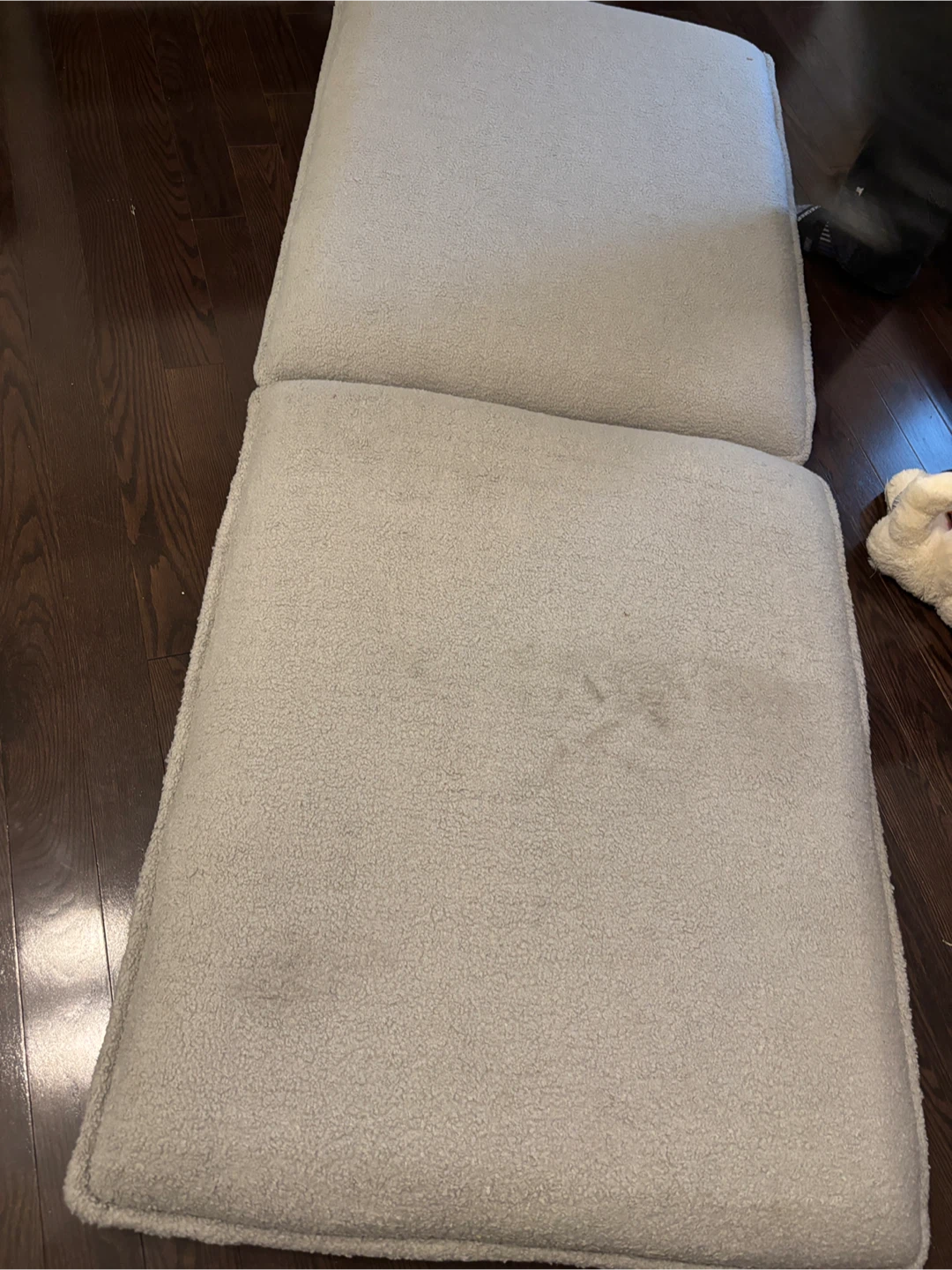 Sherpa Style Floor Cushion