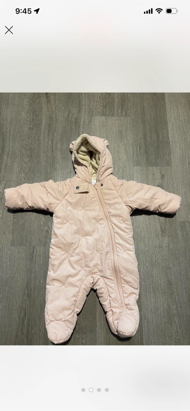 7AM Enfant Bebe Snowsuit Pink