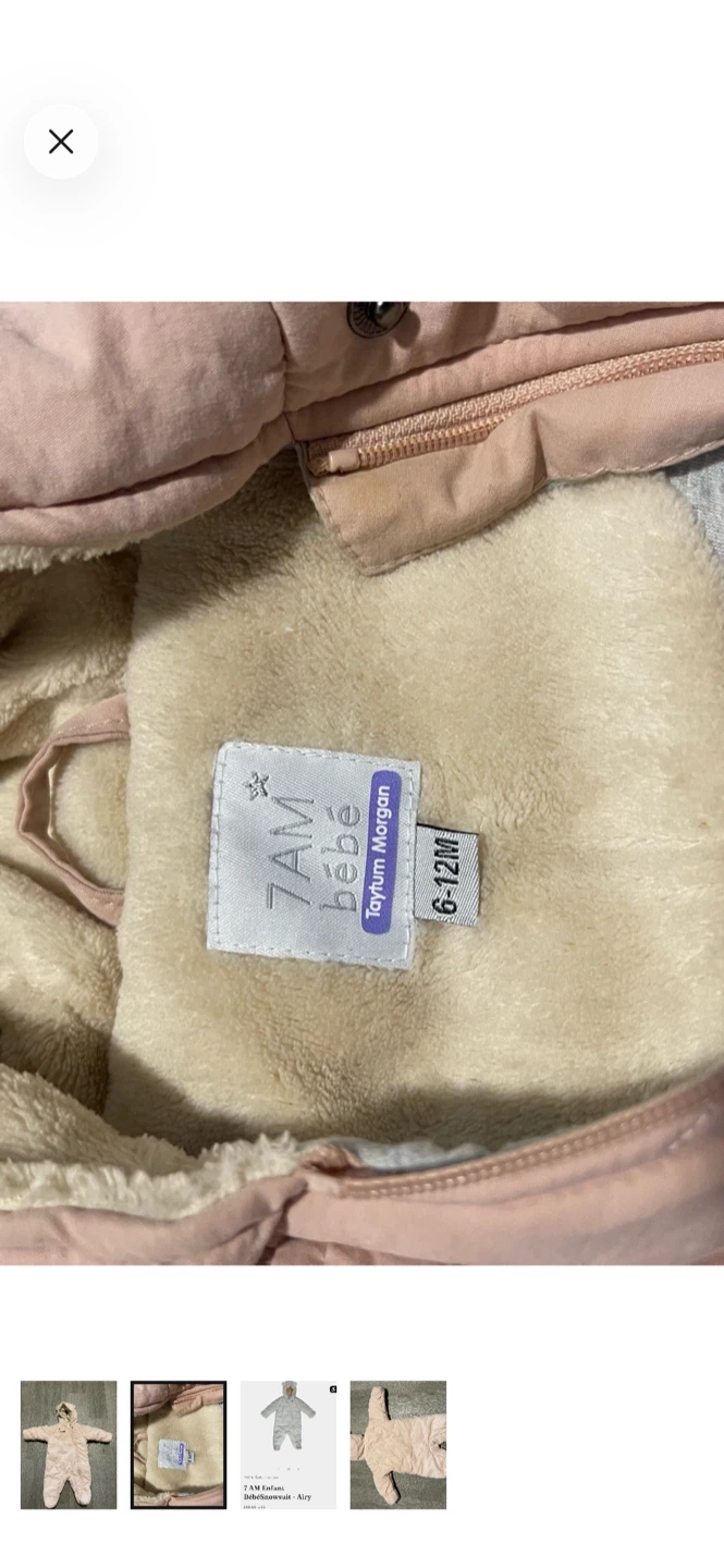 7AM Enfant Bebe Snowsuit Pink - photo 3