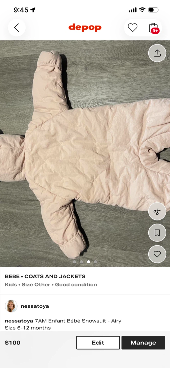 7AM Enfant Bebe Snowsuit Pink - photo 4
