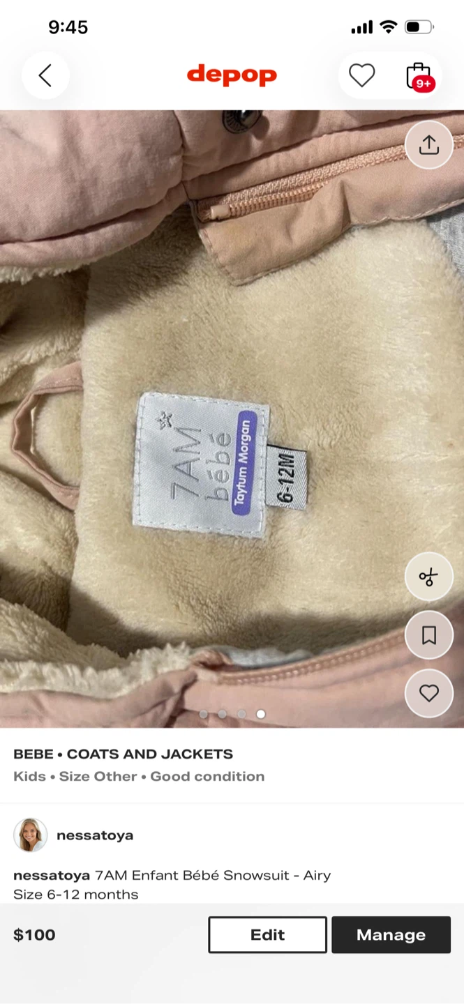 7AM Enfant Bebe Snowsuit Pink - photo 5