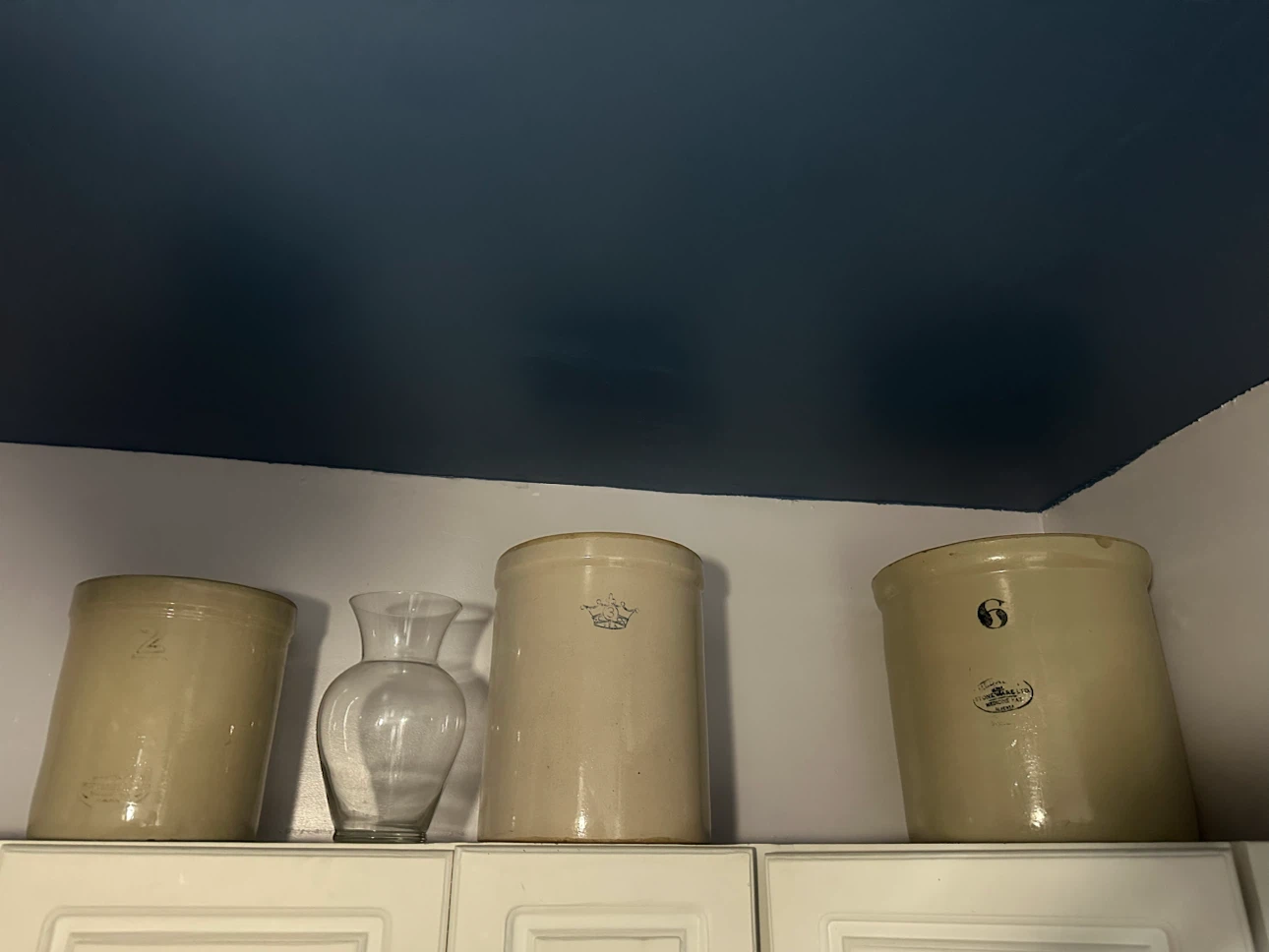 3 Medalta Stoneware Crock