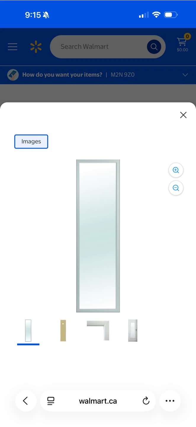 White Full-Length Mirror