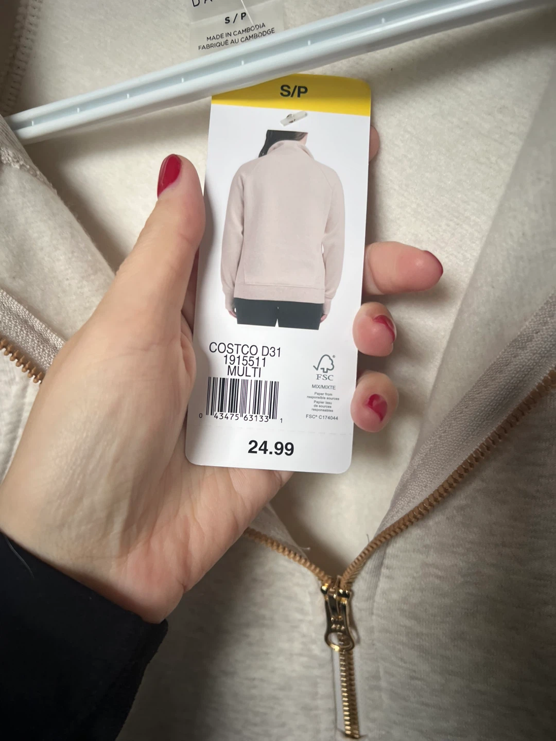 NEW Danskin Quarter-Zip Pullover - Small - photo 2