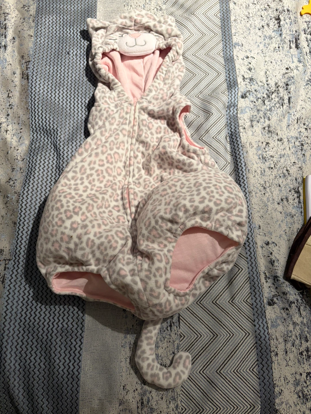 Carter's Leopard Print Hooded costume