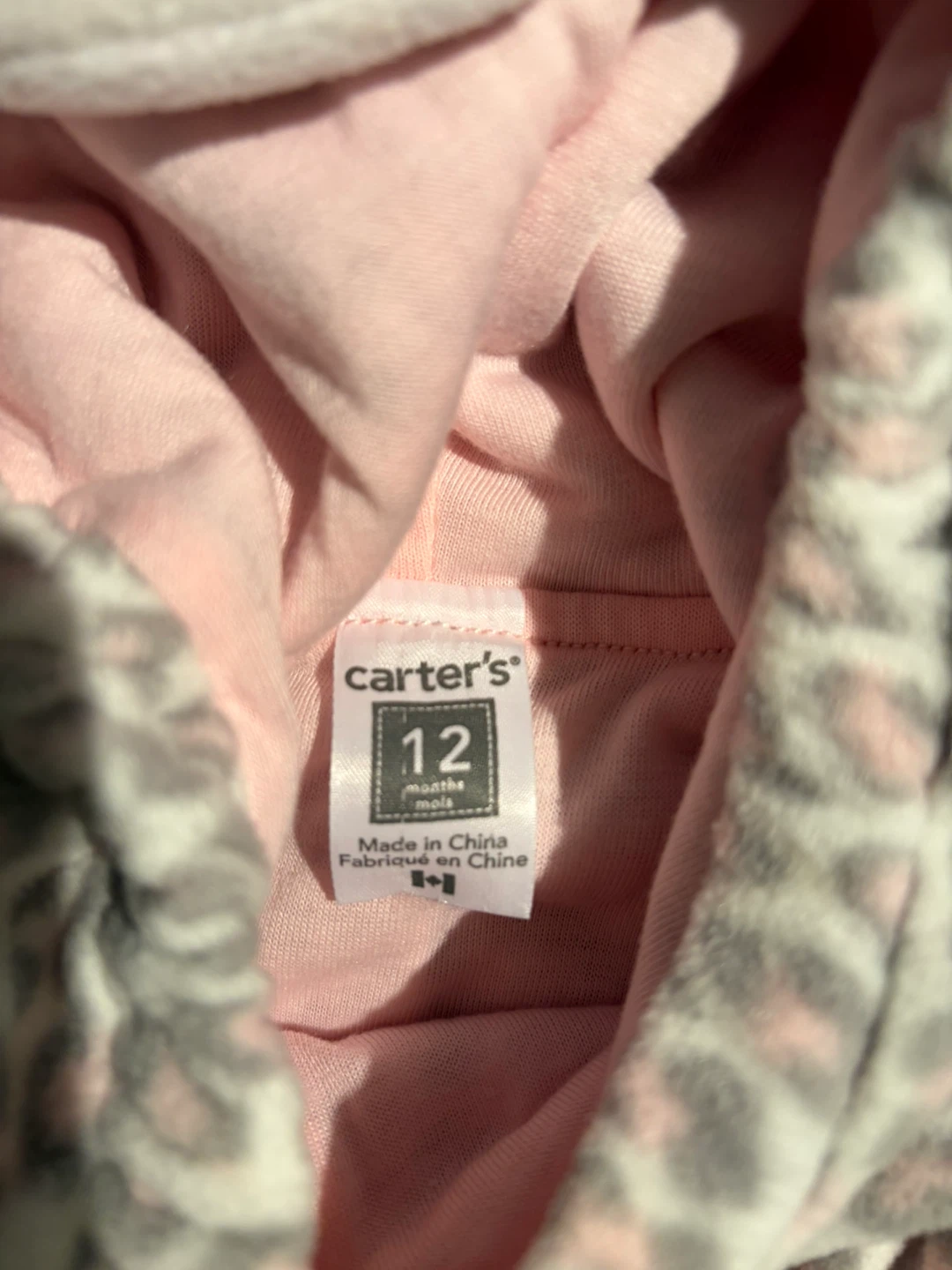 Carter's Leopard Print Hooded costume - photo 3