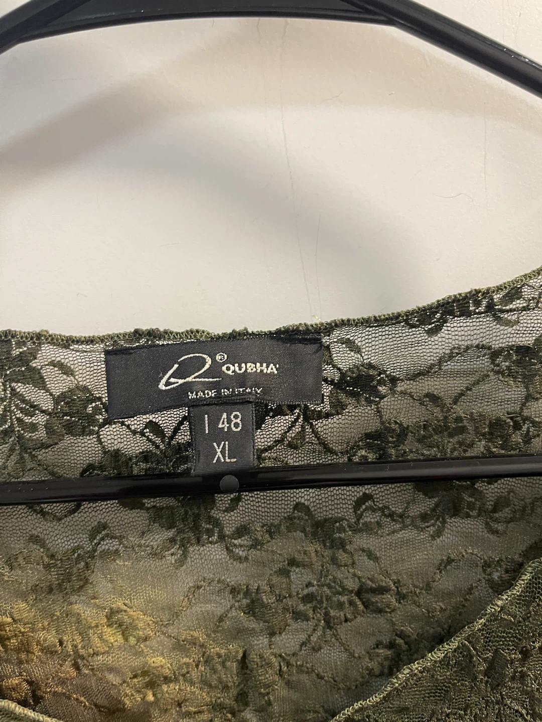 Qubha Olive Lace Long Sleeve Top - photo 2