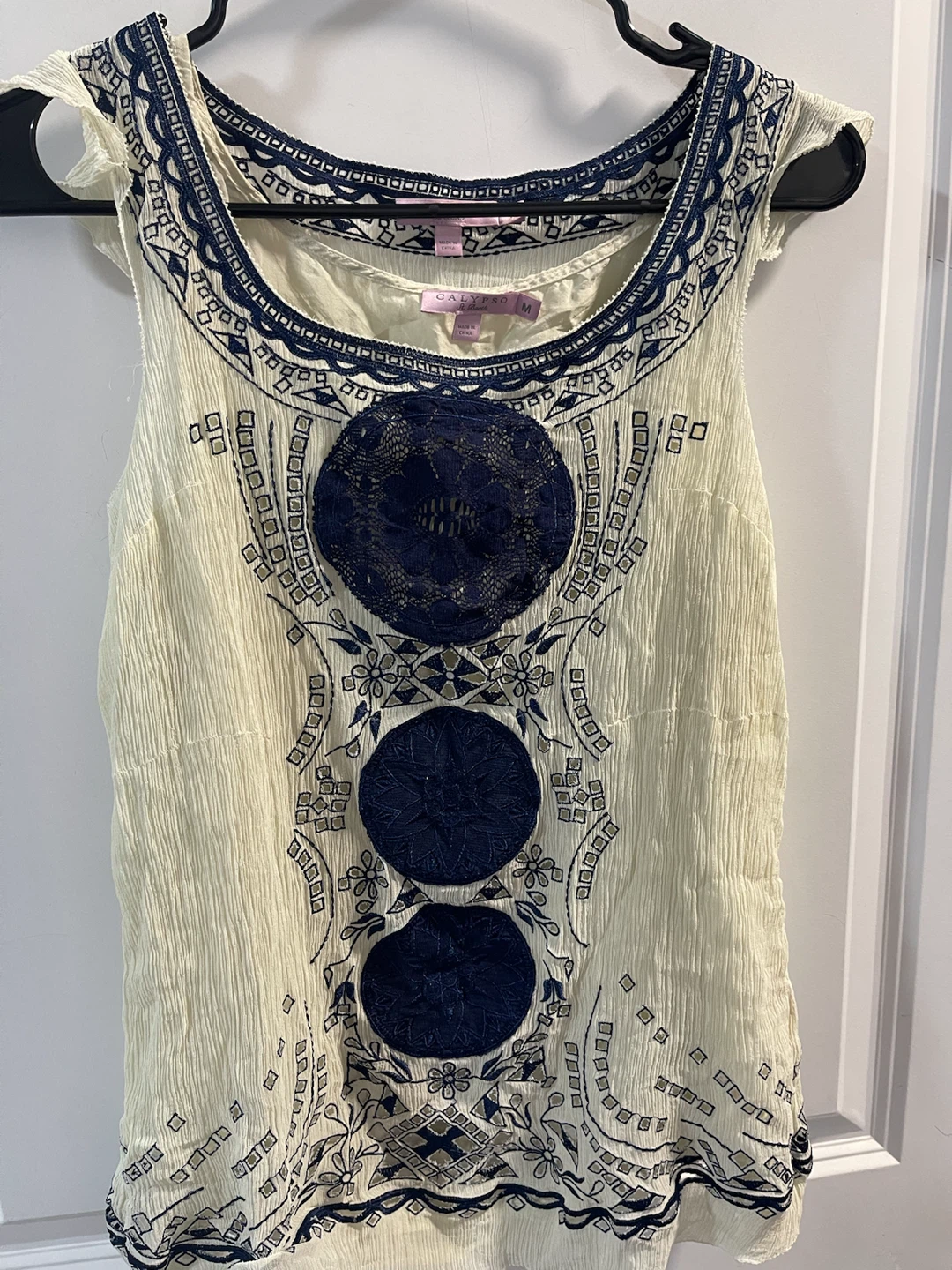 Calypso St. Barth Embroidered Tank Top - photo 2