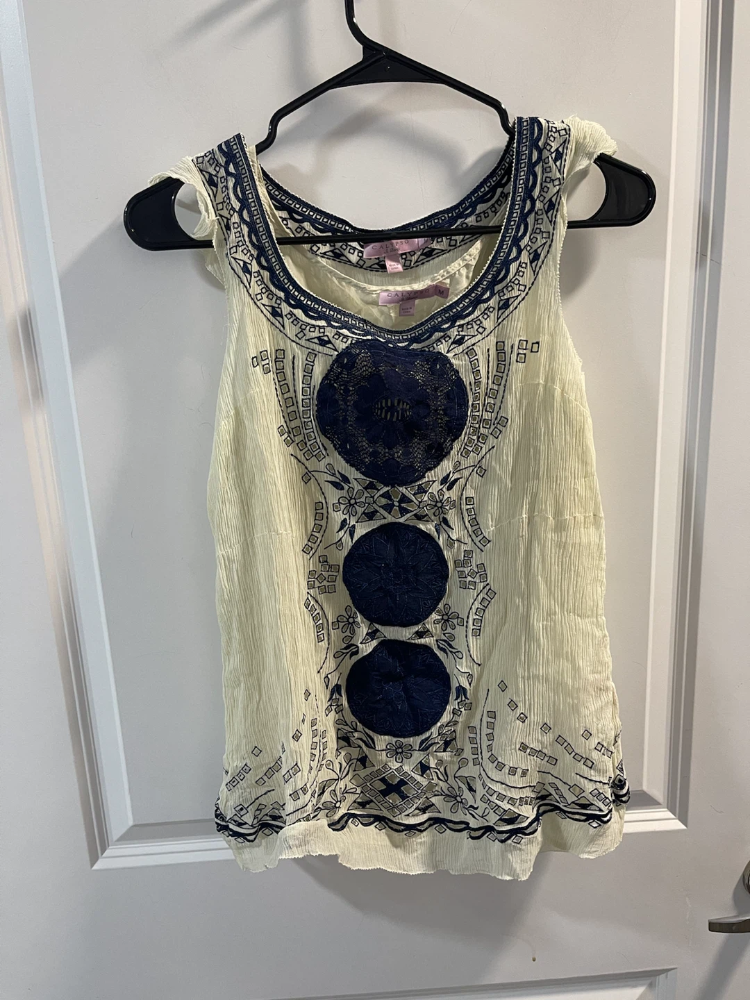 Calypso St. Barth Embroidered Tank Top - photo 5