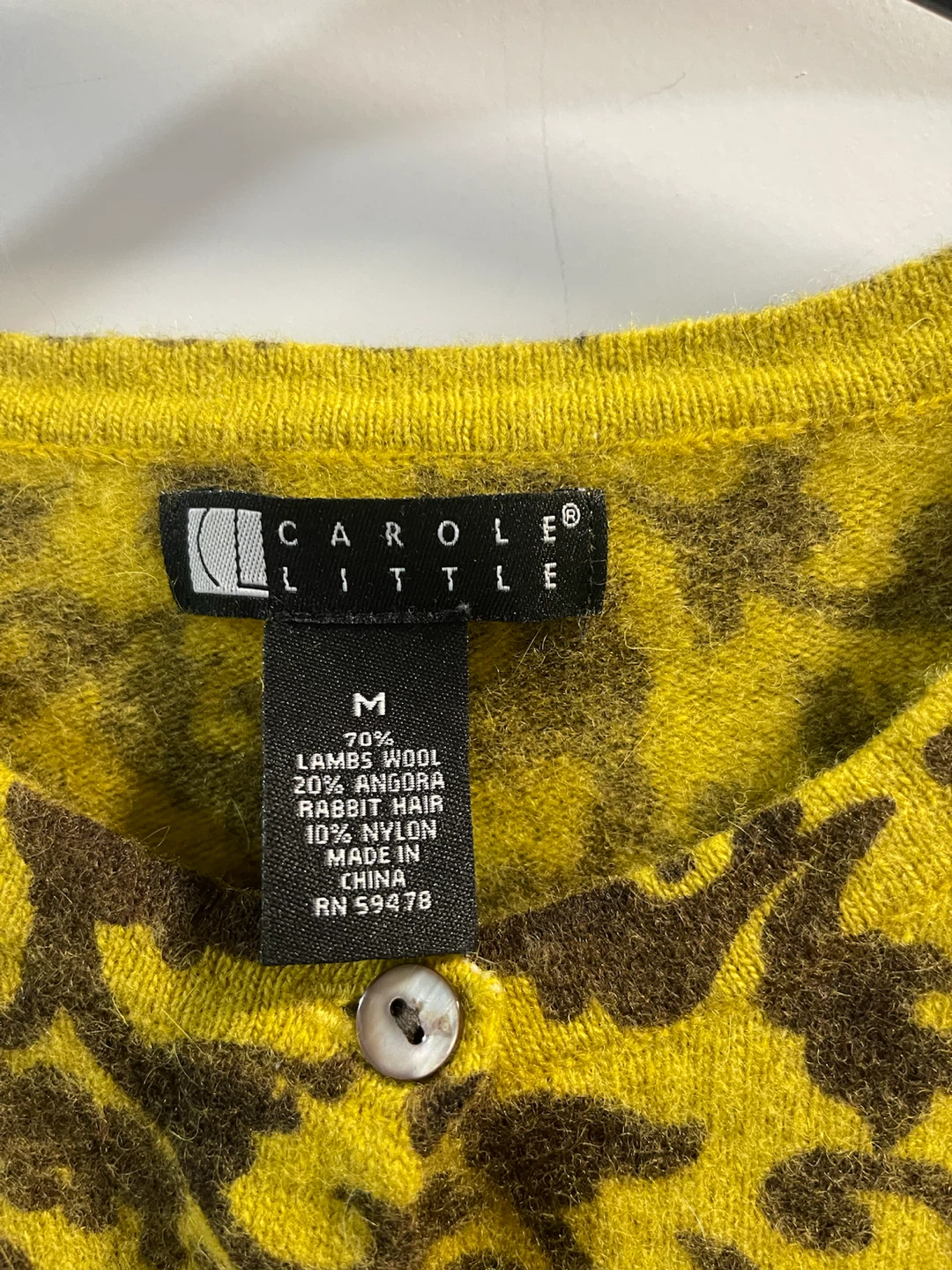 Carole Little Lambs Wool Cardigan Medium - photo 3