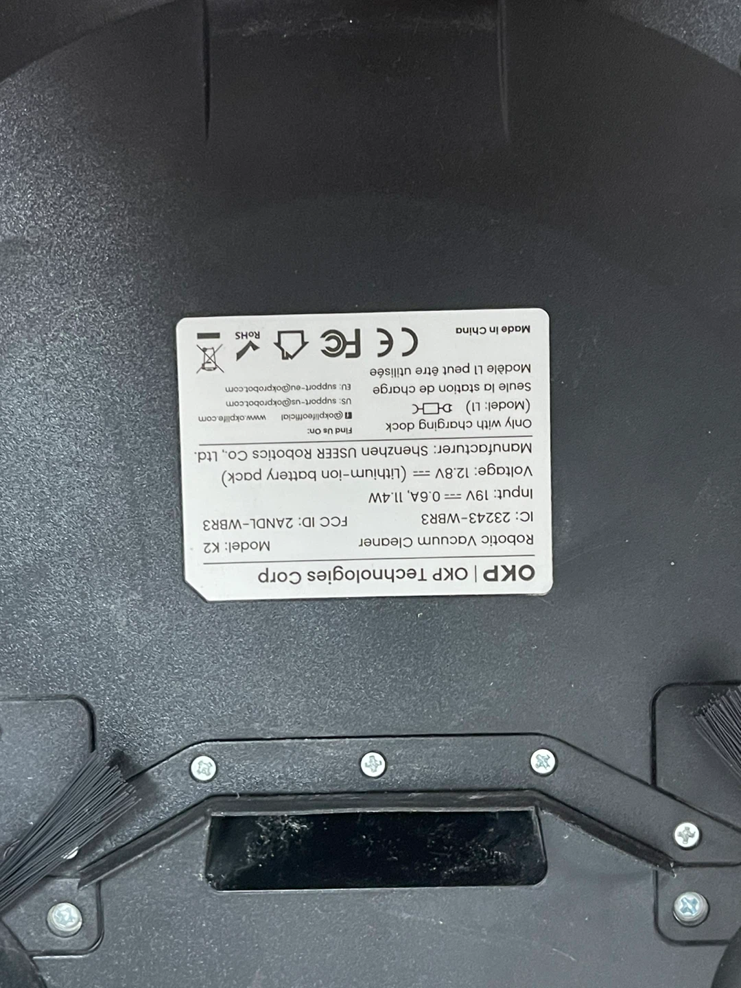 OKP K2 Robotic Vacuum Cleaner - photo 2
