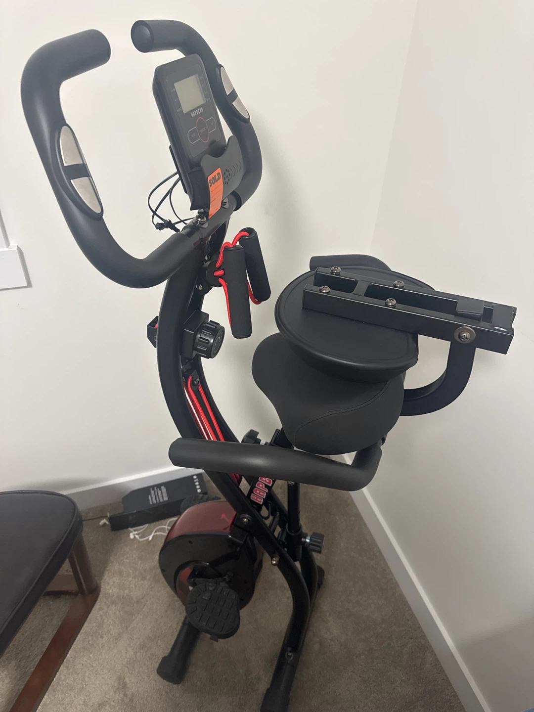 Hapoon Folding Exercise Bike