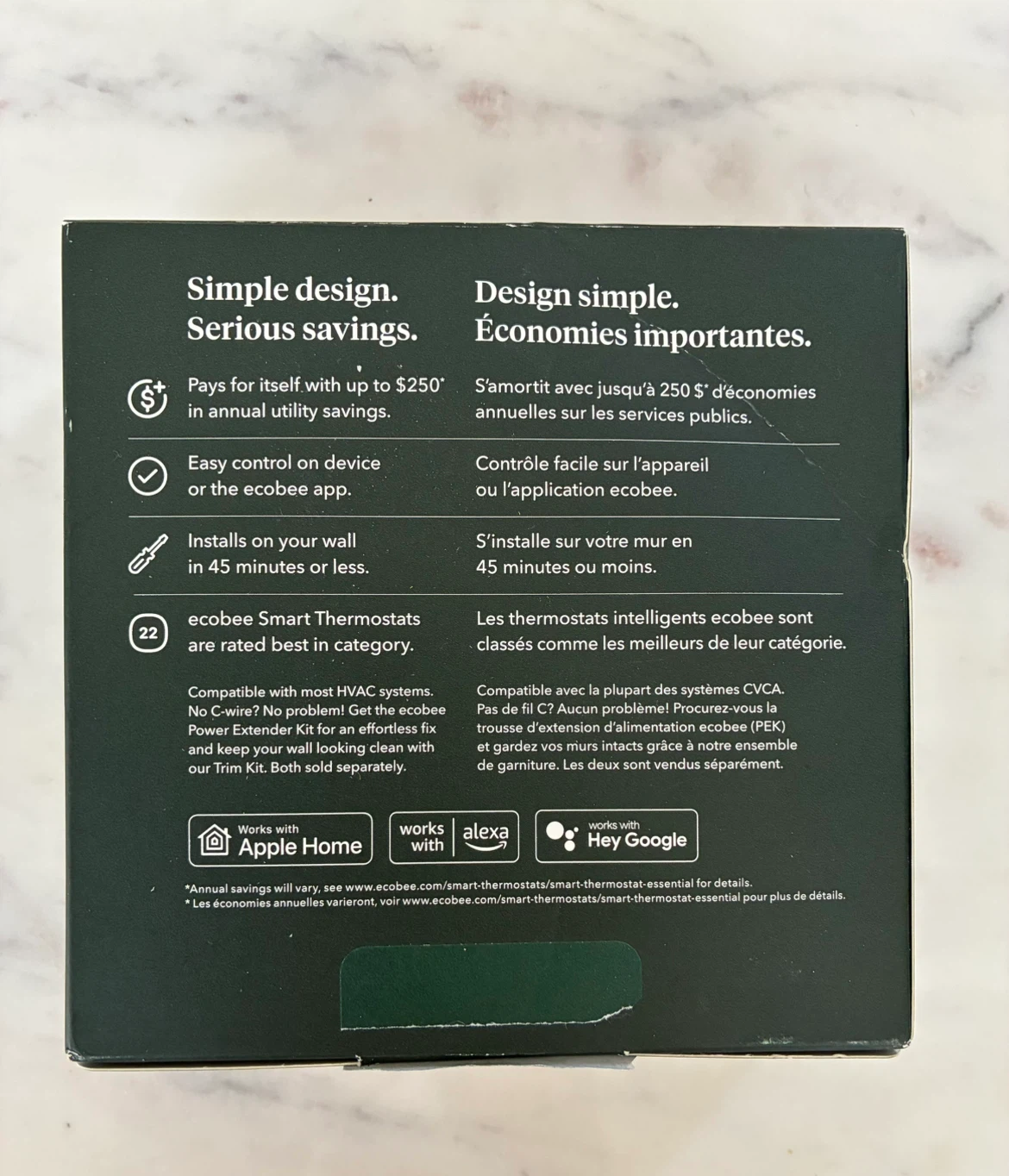 Ecobee Smart Thermostat Essential—unused - photo 2