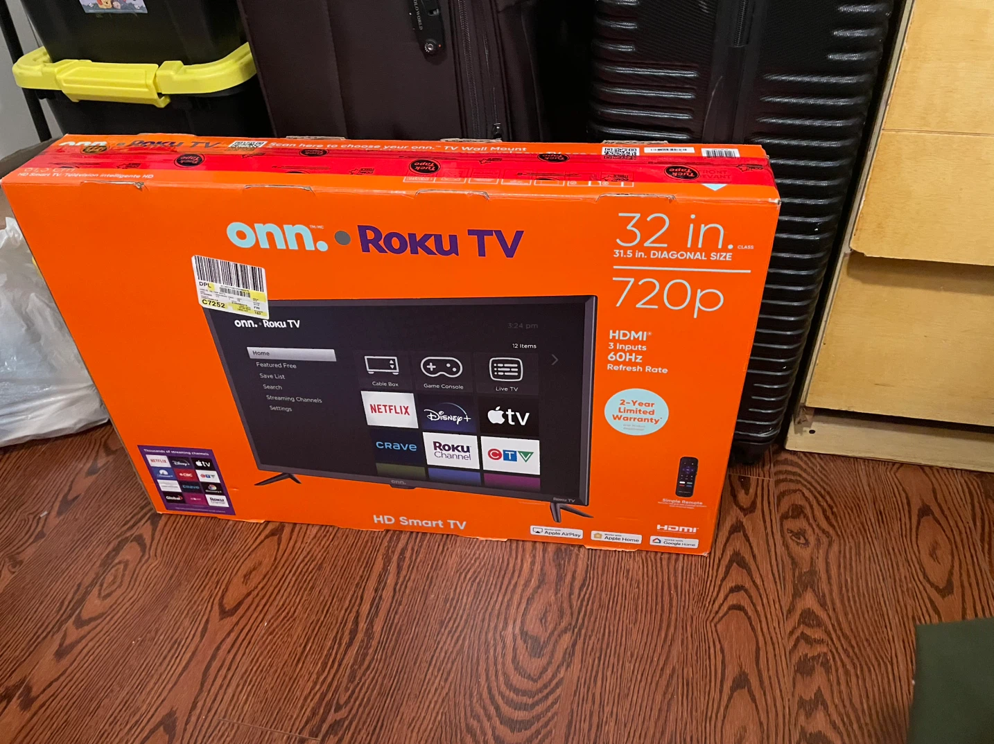 Onn. 32-inch 720p Roku Smart TV
