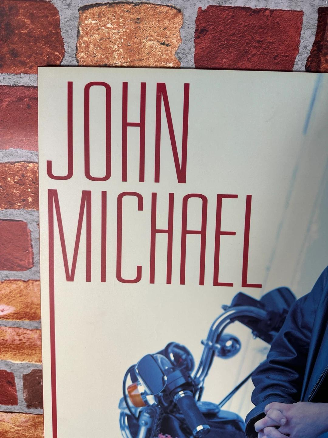 John Michael Montgomery Promotional Poster Autographed - photo 2