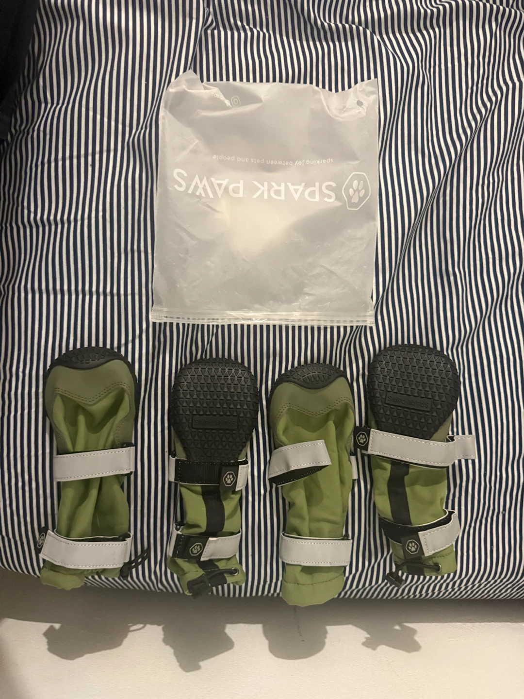 Spark Paws Dog Boots Green