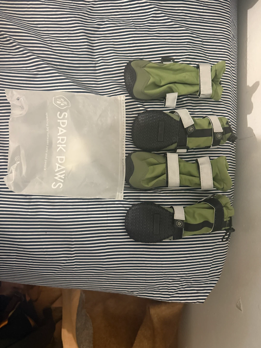 Spark Paws Dog Boots Green - photo 2