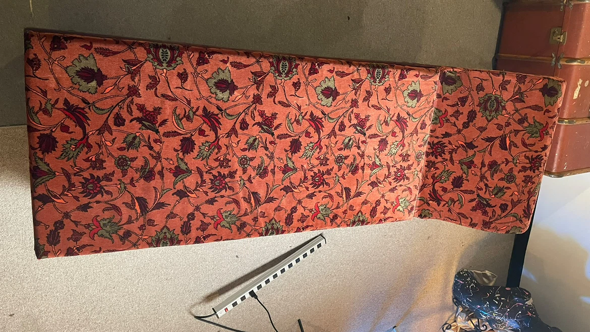 Vintage Upholstered Bench Seat