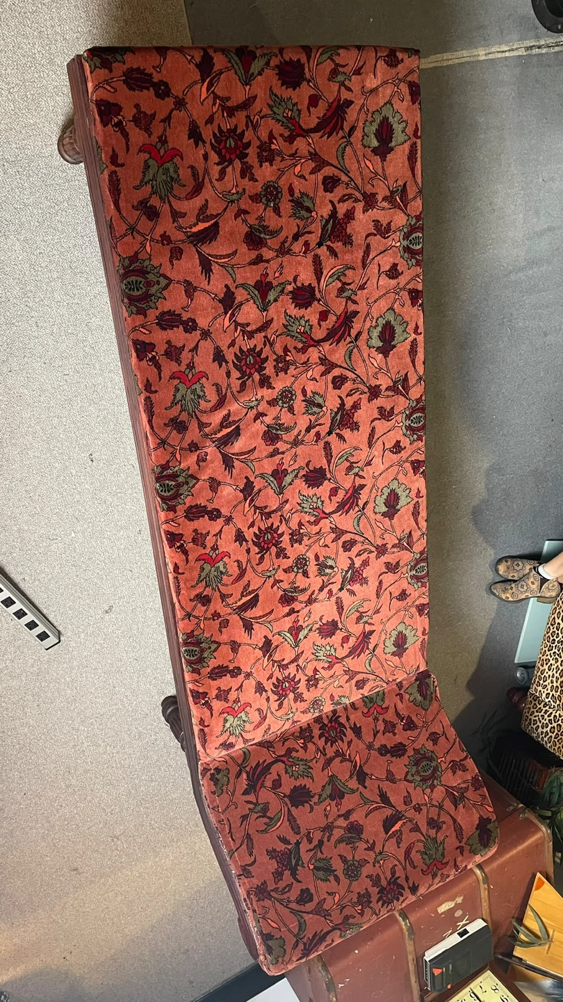 Vintage Upholstered Bench Seat - photo 2