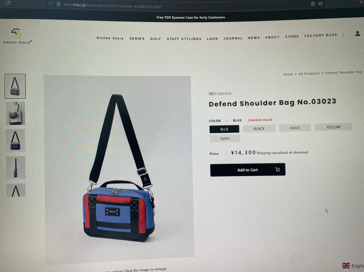 Master-Piece Bag Blue - photo 4