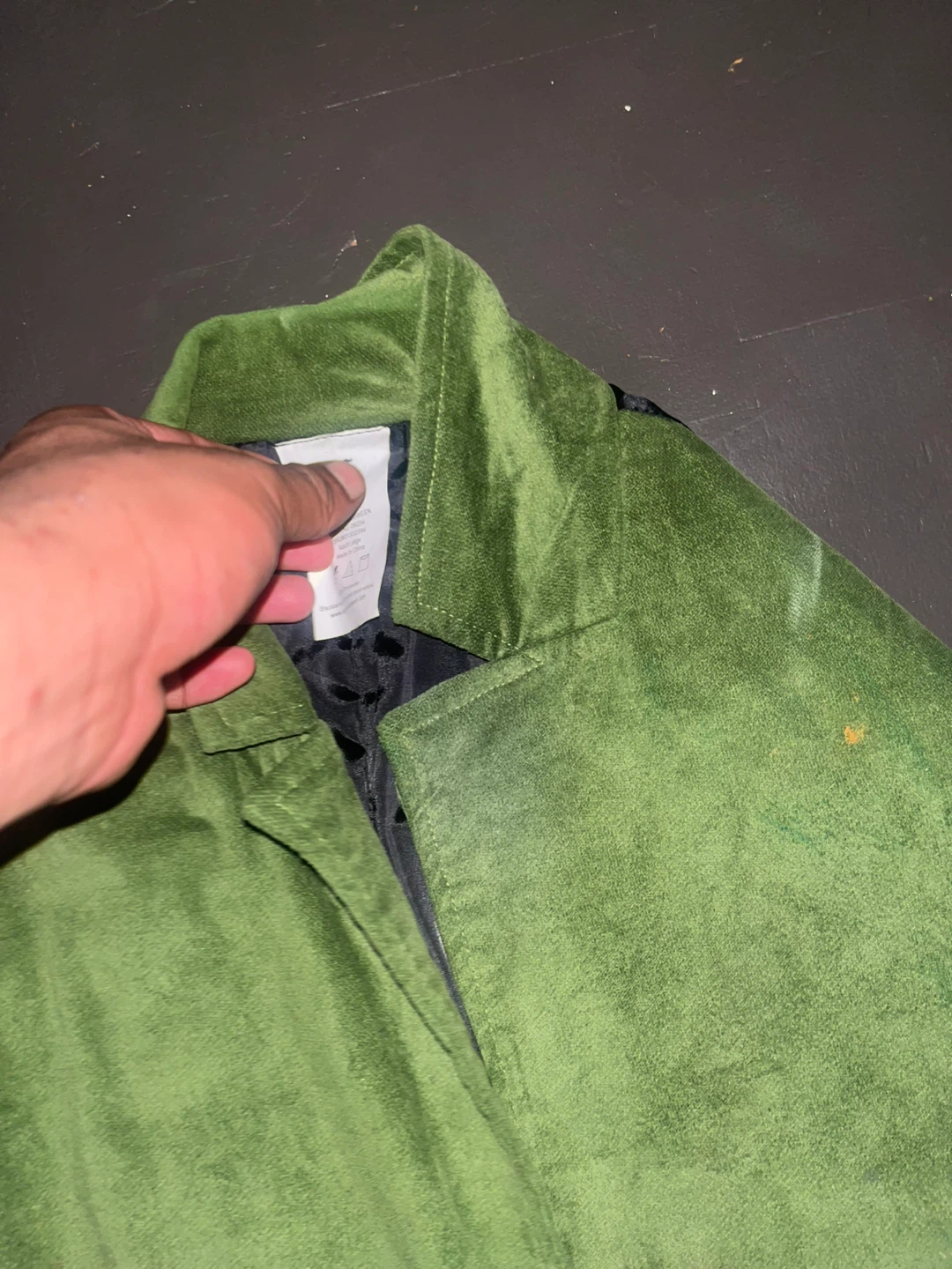 Joker Spirit Halloween Green Velvet Vest Adult Large - photo 4