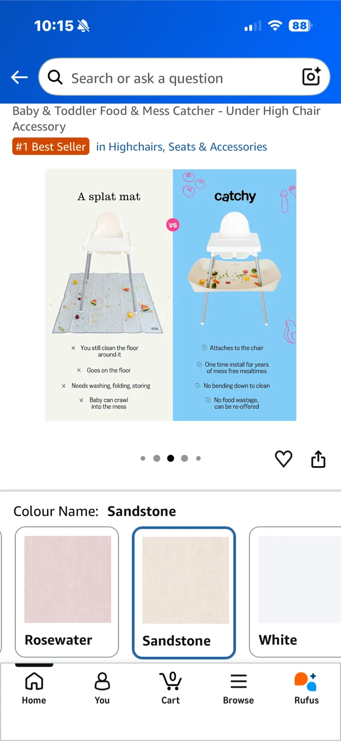 Baby feeding chair and food catcher - photo 2