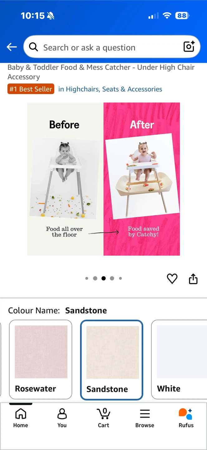 Baby feeding chair and food catcher - photo 4