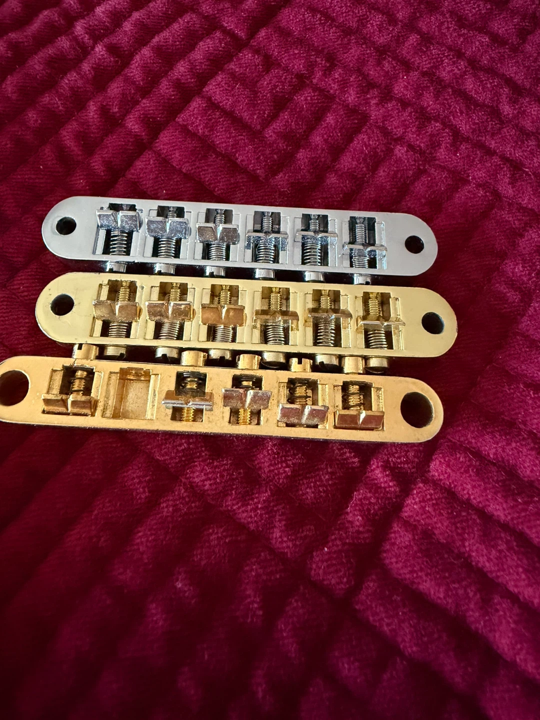 Set of 3 Tune-O-Matic Guitar Bridges