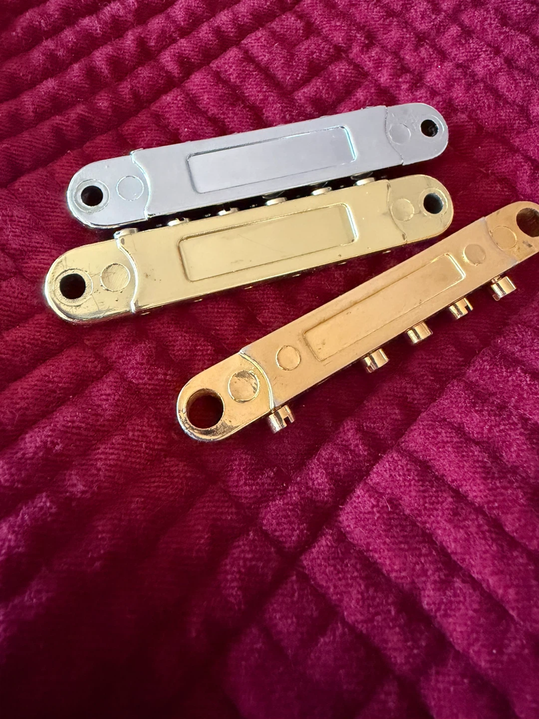 Set of 3 Tune-O-Matic Guitar Bridges - photo 4