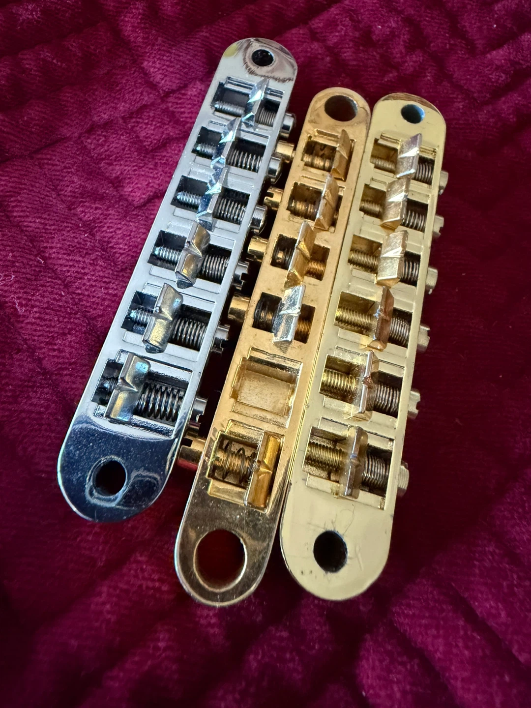 Set of 3 Tune-O-Matic Guitar Bridges - photo 5