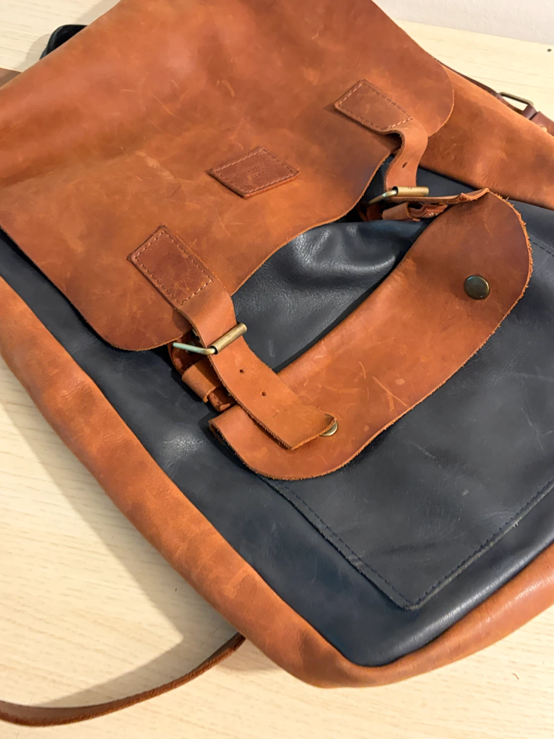 Leather Laptop  Backpack - photo 2