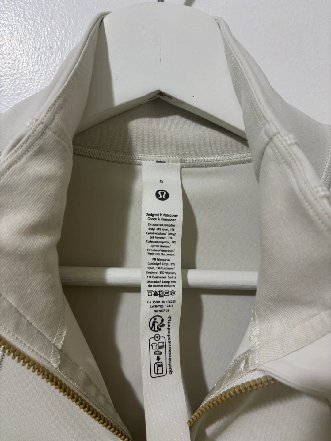Lululemon define cropped Jacket nulu - Size 6 - photo 2