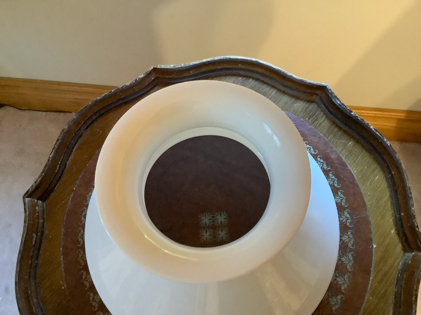 Vintage Opaline Glass Lamp Shade 🐞 - photo 2