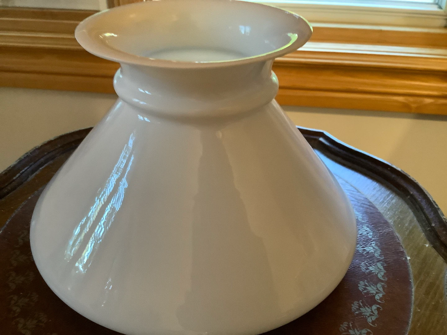 Vintage Opaline Glass Lamp Shade 🐞 - photo 4