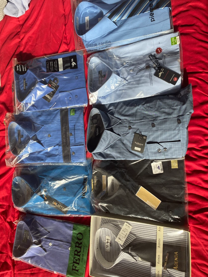 Assorted Men's Dress Shirts - Size Medium