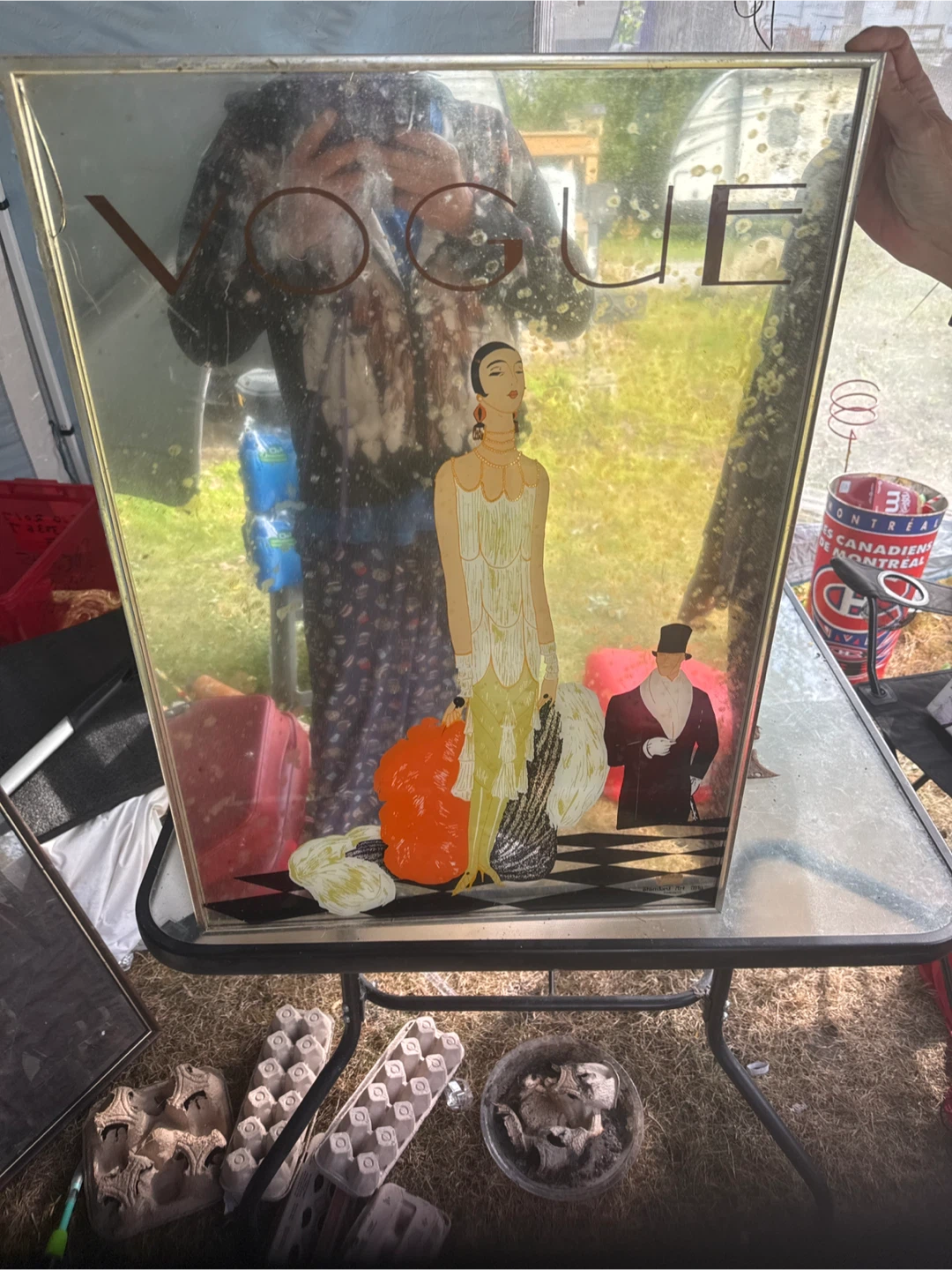 Vintage Vogue Decorative Wall Mirror