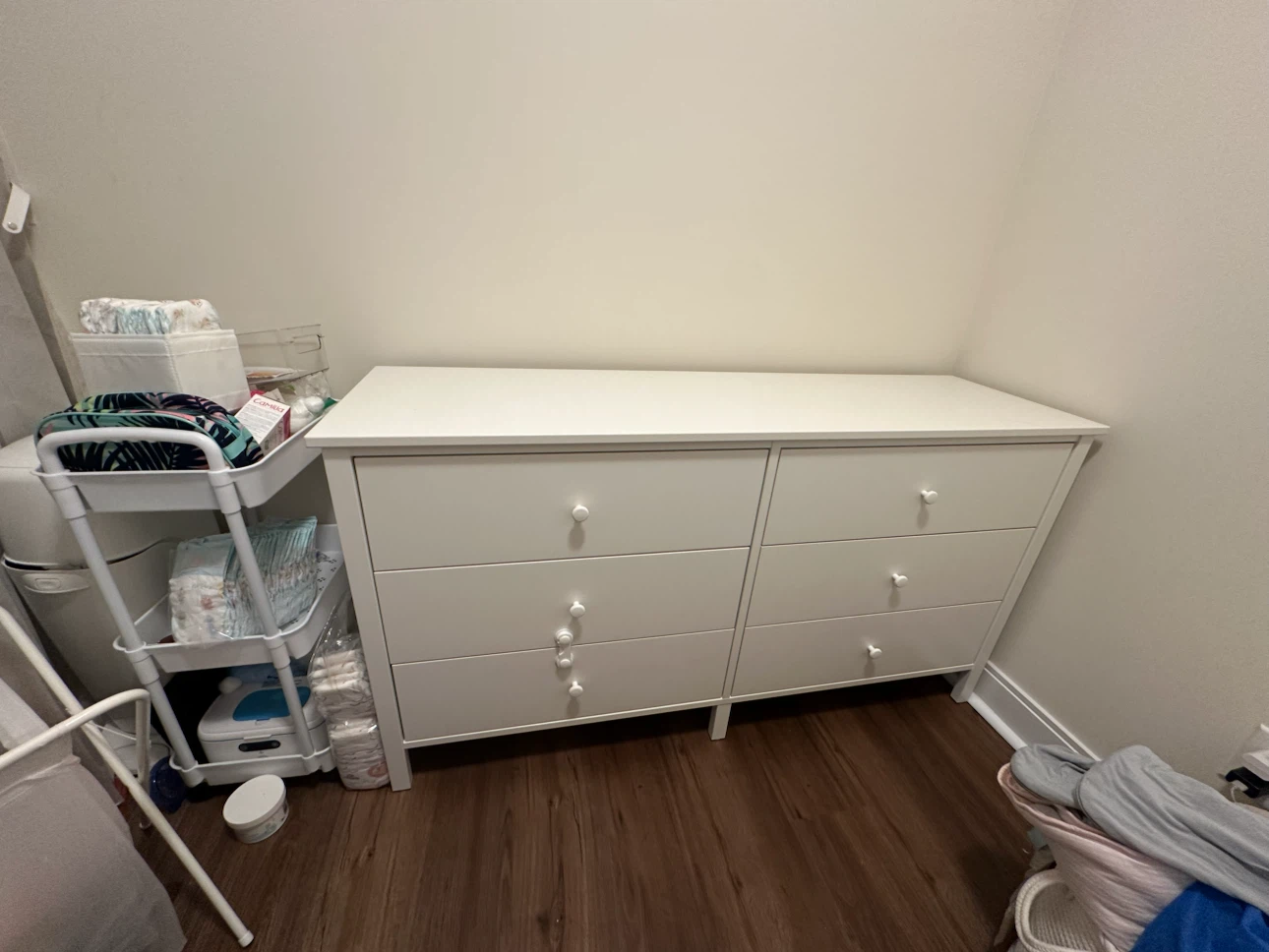 KILBERT IKEA White 6-Drawer Dresser