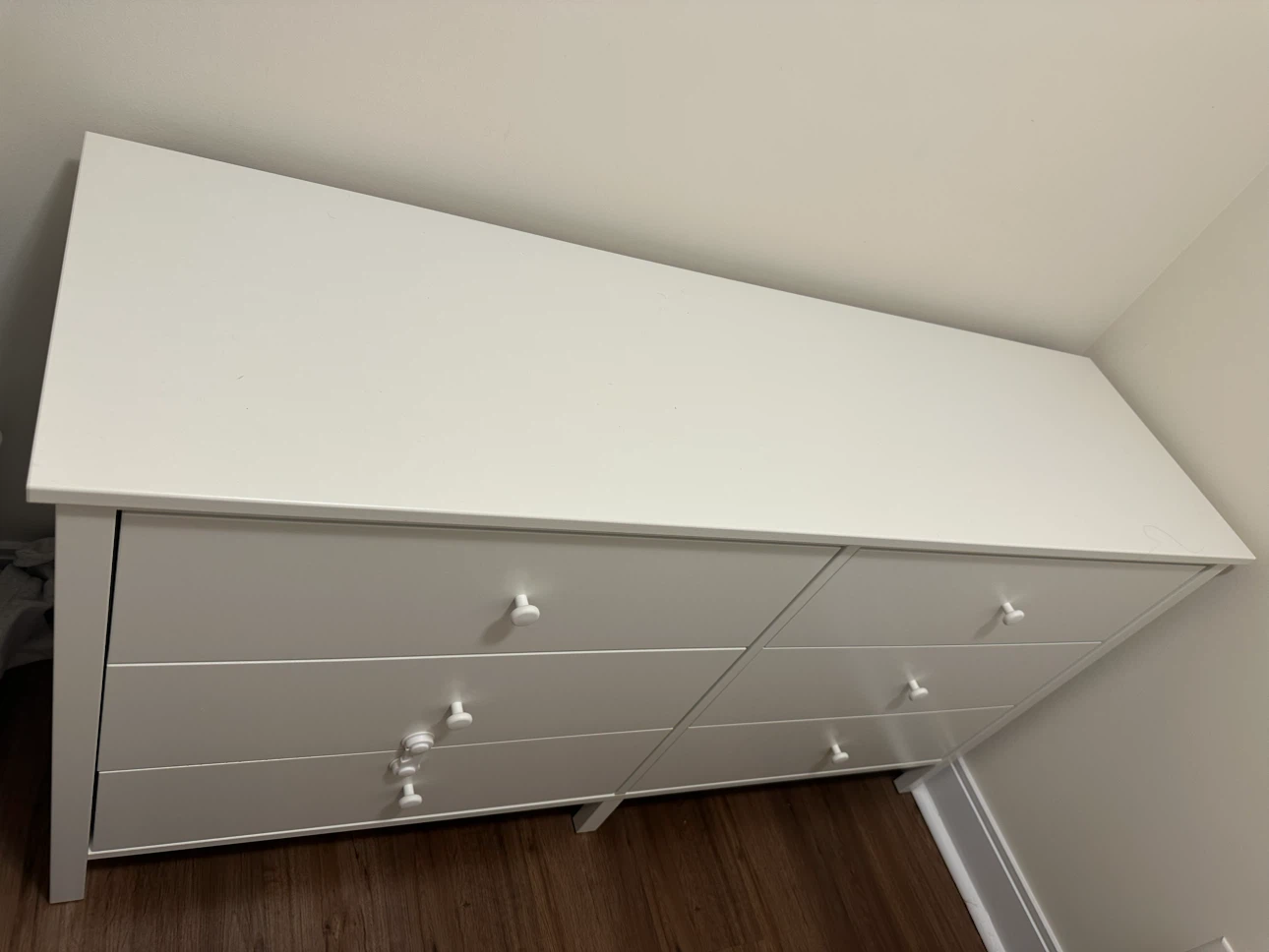 KILBERT IKEA White 6-Drawer Dresser - photo 4