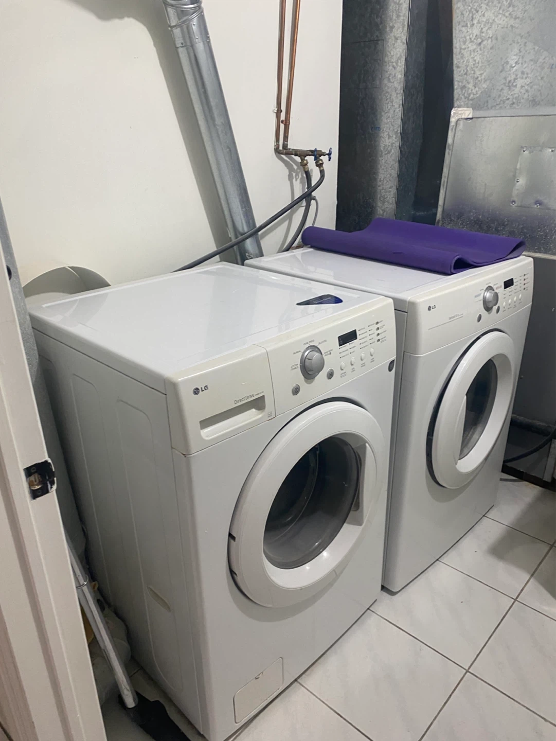 LG Front Load Washer and Dryer Set