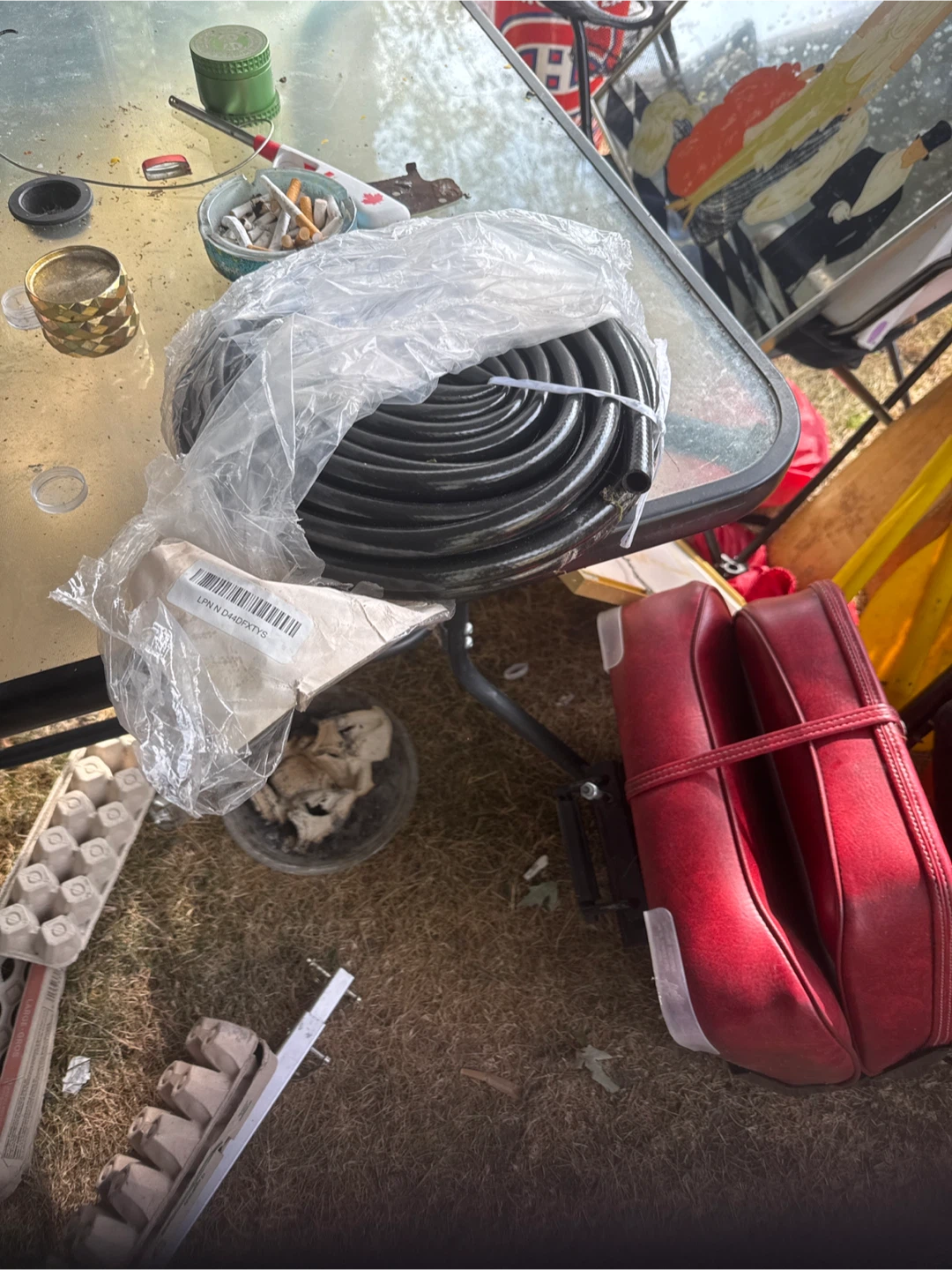 Black Rubber Tubing